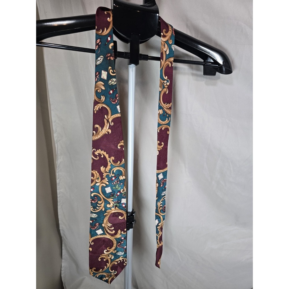 Tabasco Mens Necktie Silk Novelty Hot Sauce Classic LengthTie Made in USA